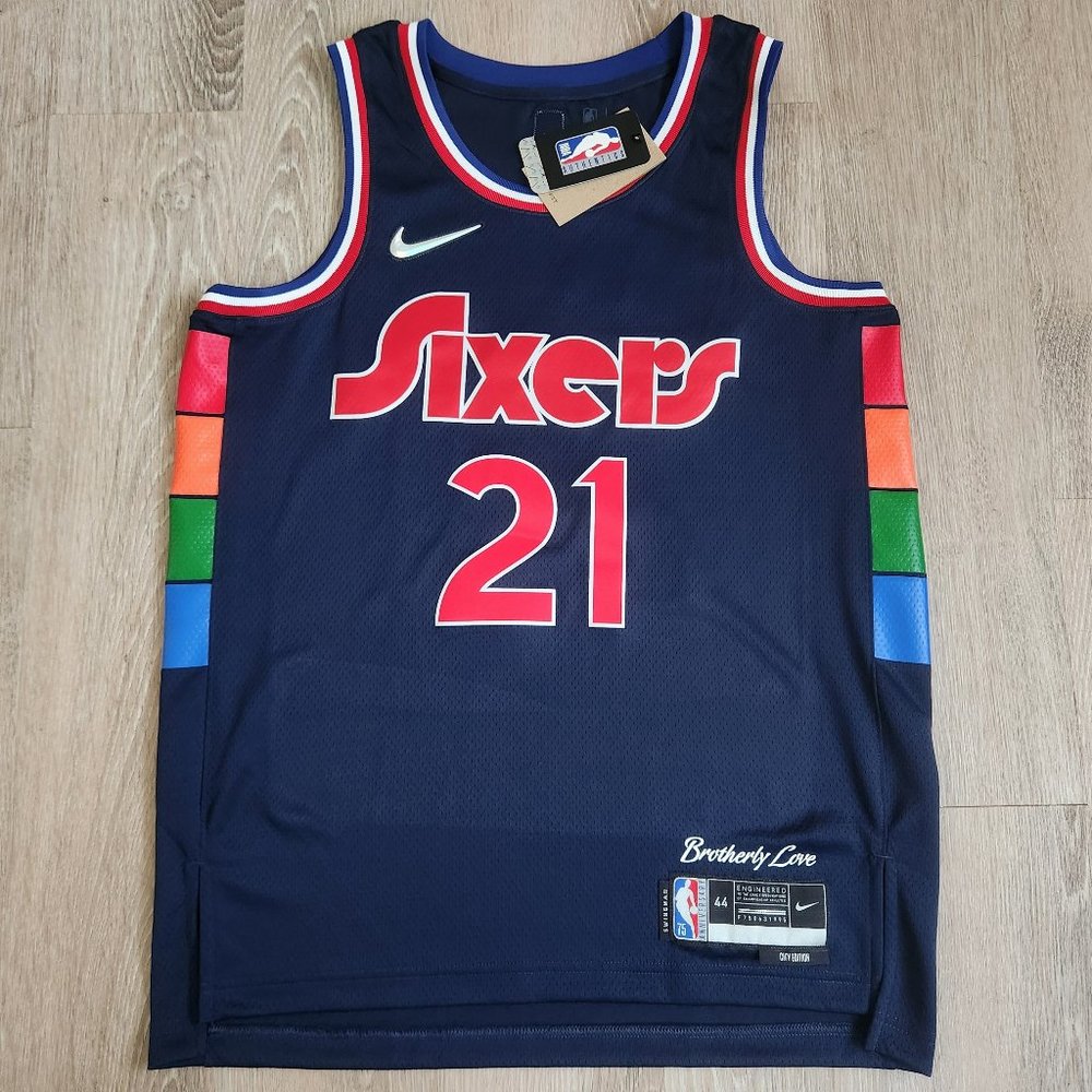 Philadelphia 76ers Joel Embiid Nike Swingman Jersey Men's Size Medium